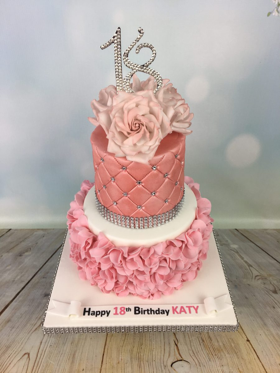 18th Birthday Cakes
 Ruffles and Roses 18th Birthday Cake Mel s Amazing Cakes