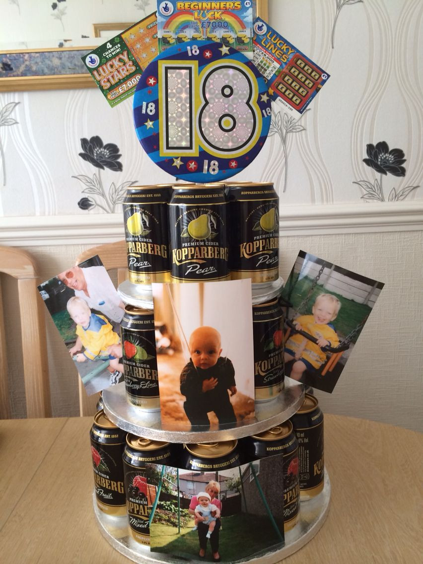 18Th Birthday Gift Ideas For Son
 18th birthday cider cake I made for my son