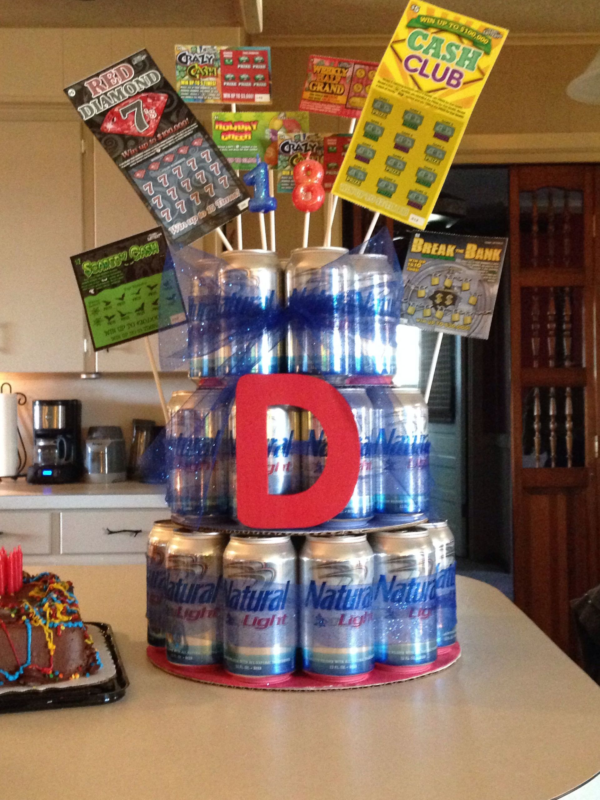 18th Birthday Party Ideas For Guys
 My brothers 18th birthday t I made him