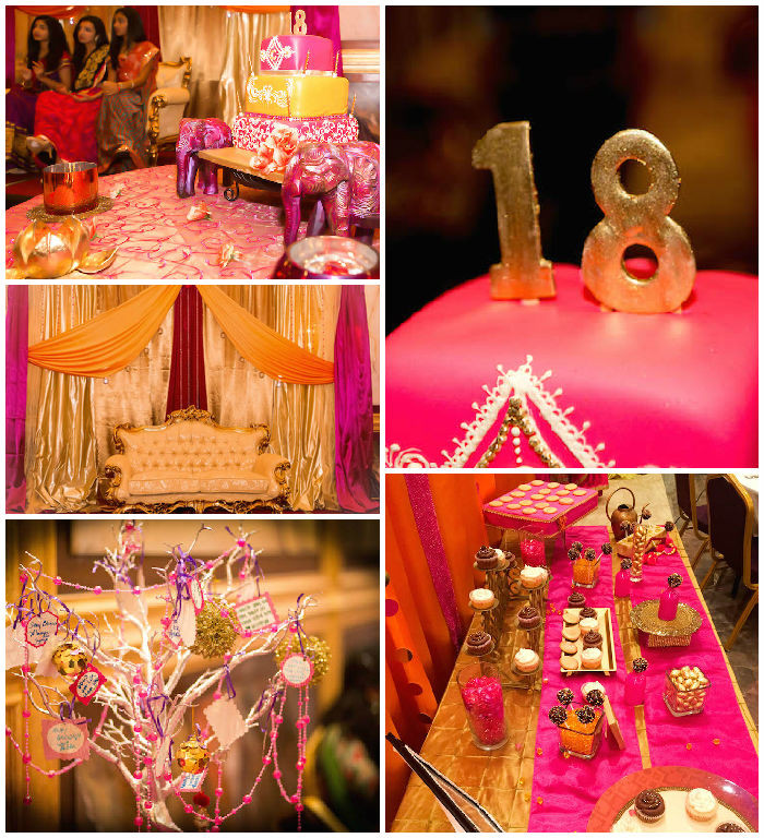18Th Birthday Party Ideas
 Kara s Party Ideas Royal Bollywood Themed 18th Birthday Party