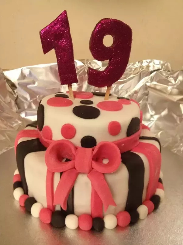 19th Birthday Cake
 Which are the best ideas for celebrating a 19th birthday