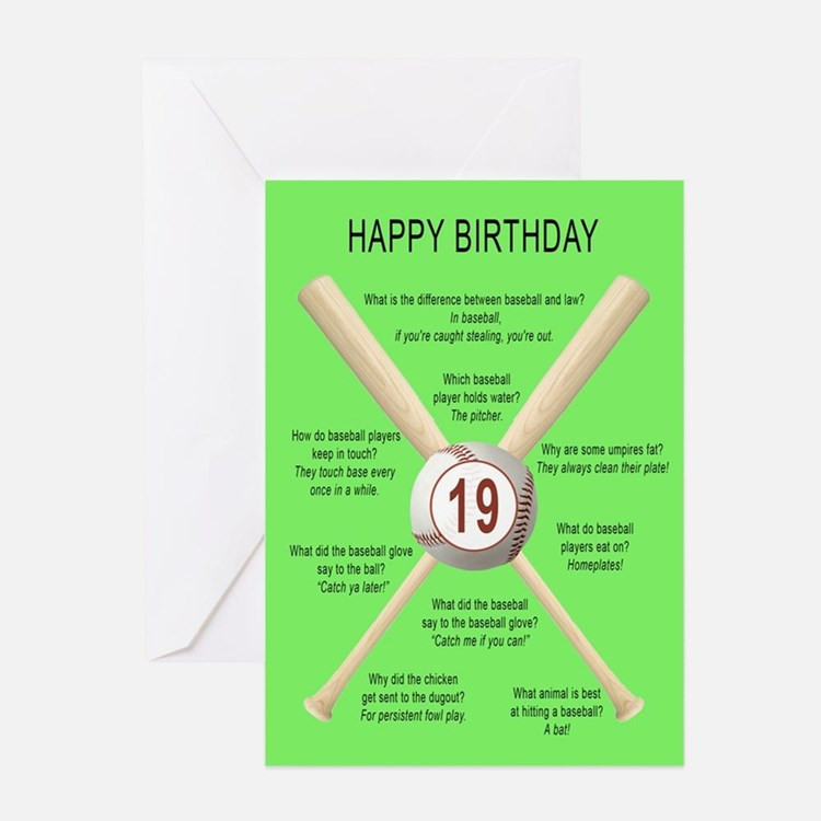 19Th Birthday Quotes
 Funny 19th Birthday Greeting Cards