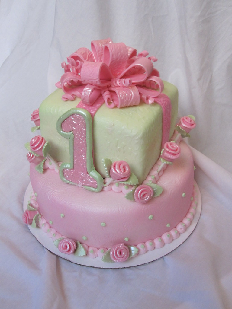 1st Birthday Cake For Girl
 1st first birthday cake girl