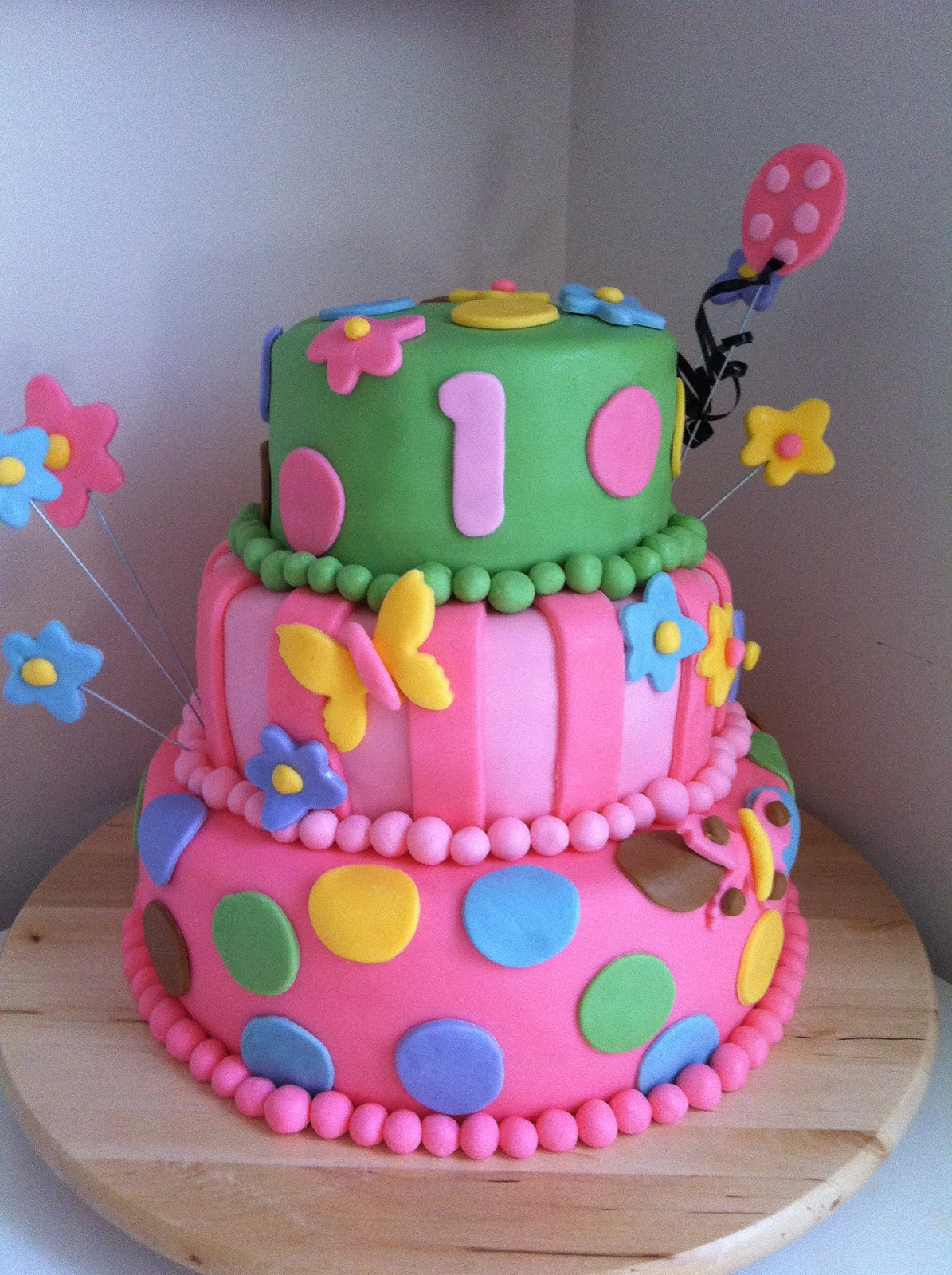 1st Birthday Cake For Girl
 Sweetness by D 1st Birthday Cakes for girls