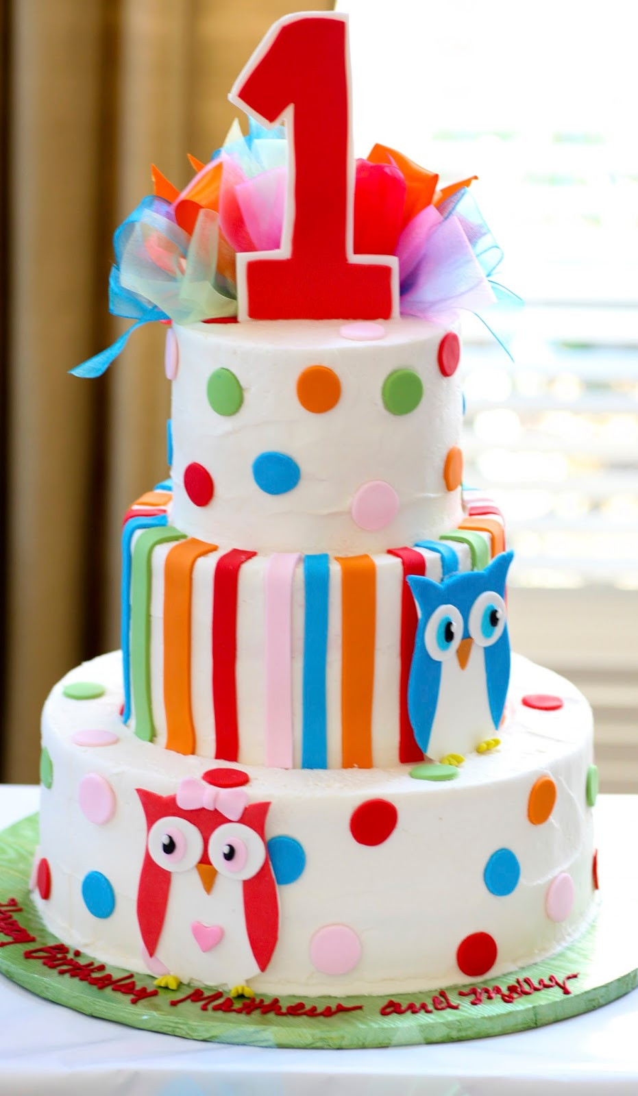 1st Birthday Cake Ideas Boy
 Just a Little Party Twin 1st Birthday Uni BOY