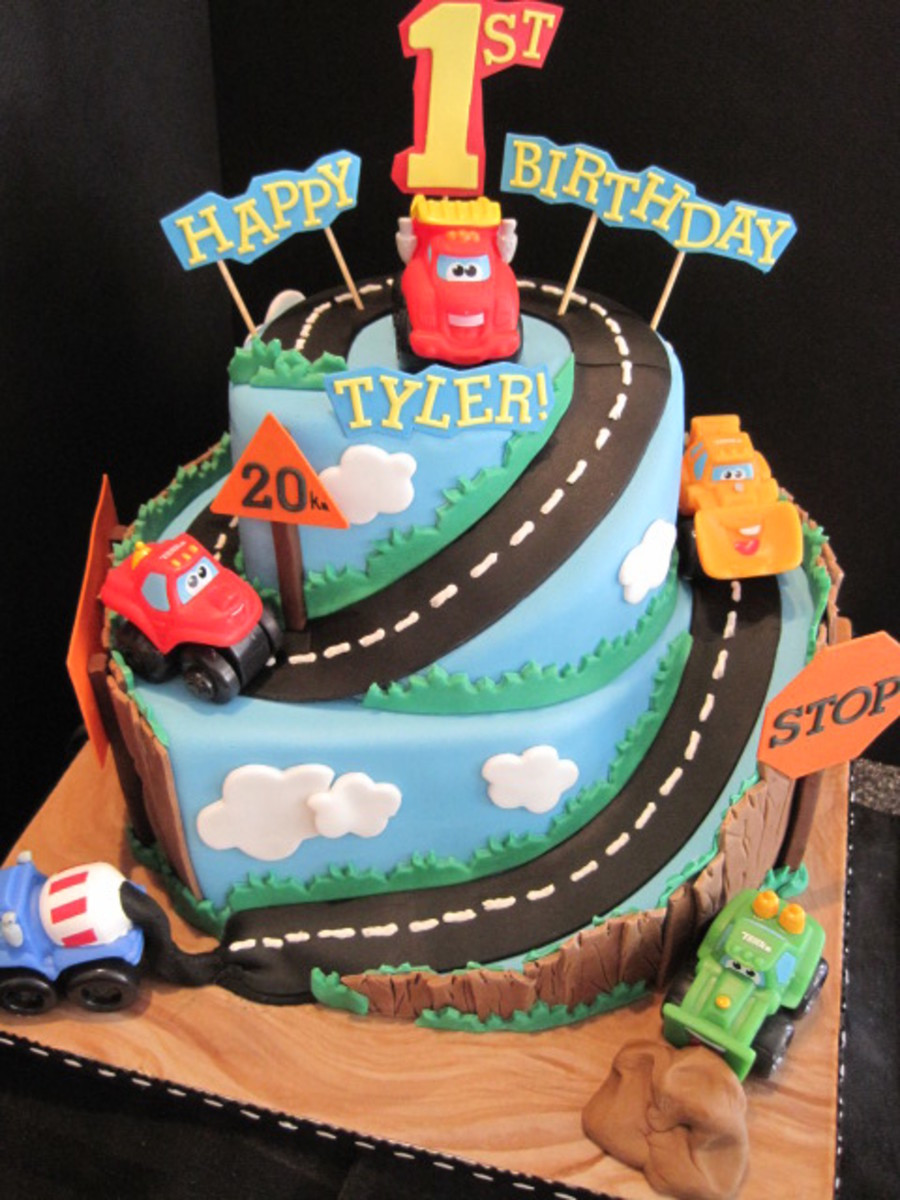 1st Birthday Cake Ideas Boy
 32 Over The Top First Birthday Cakes Stay at Home Mum