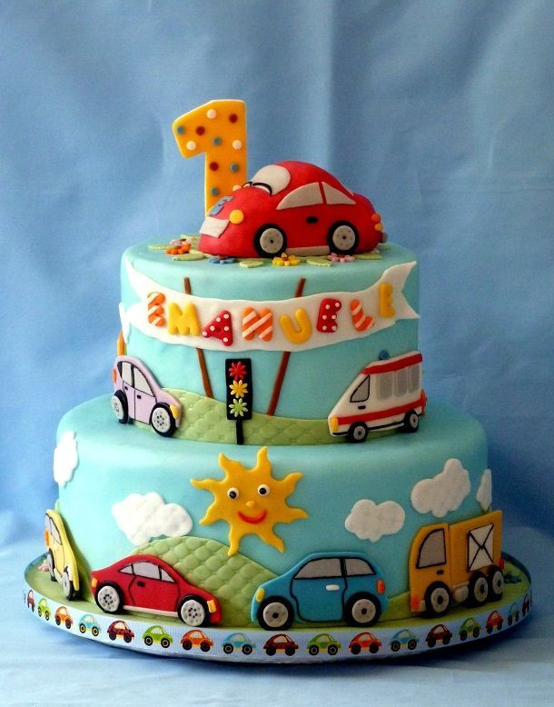 1st Birthday Cakes For Boys
 15 Baby Boy First Birthday Cake Ideas