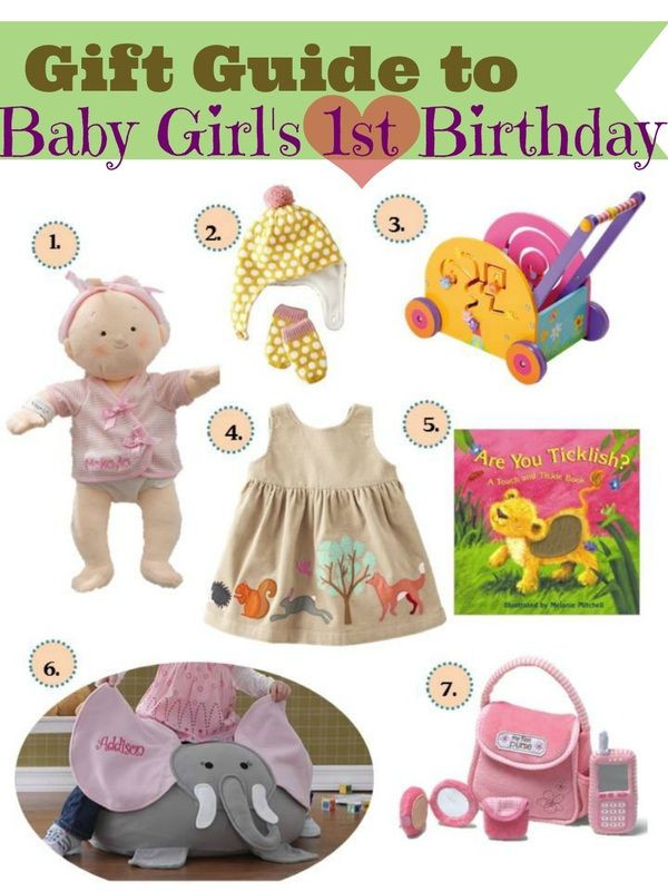 1st Birthday Gifts For Girl
 Gift ideas for baby girls first birthday