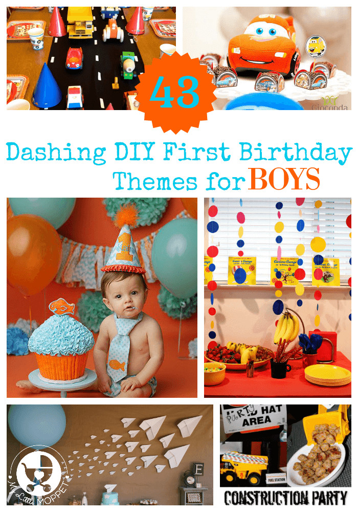 1St Birthday Party Ideas For Boys Themes
 43 Dashing DIY Boy First Birthday Themes