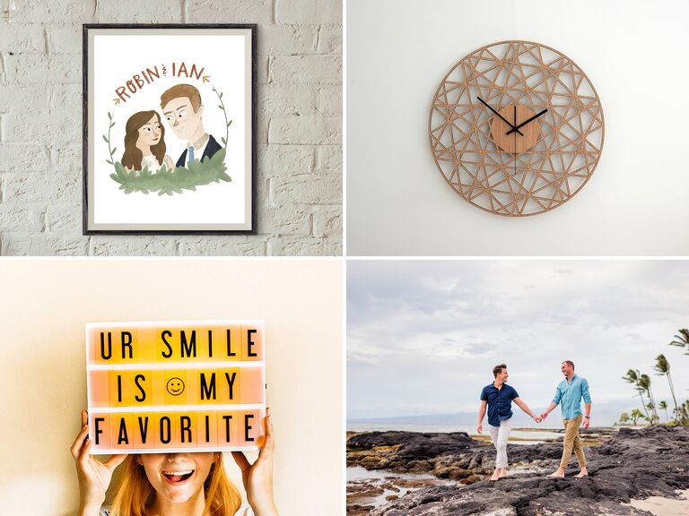1st Wedding Anniversary Gift Ideas For Her
 1 Year Anniversary Gifts for Him Her and the Couple