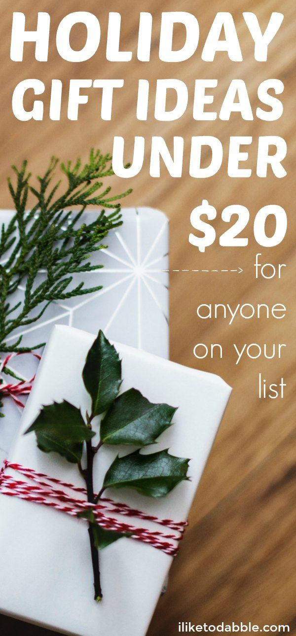 $20 Holiday Gift Ideas
 The Best Holiday Gift Ideas Under $20 For Anyone Your