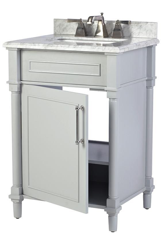 20 Inch Bathroom Vanity
 20 inches deep Aberdeen 24" Single Vanity