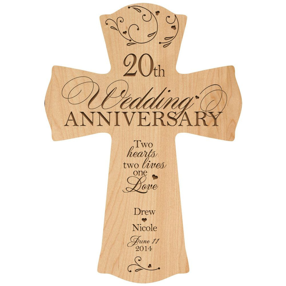 20 Year Wedding Anniversary Gift Ideas
 Personalized 20th Wedding Anniversary 20th Anniversary