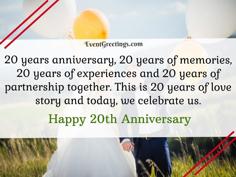20 Years Of Marriage Quotes
 30 Best 20 Year Anniversary Wishes To Celebrate To herness