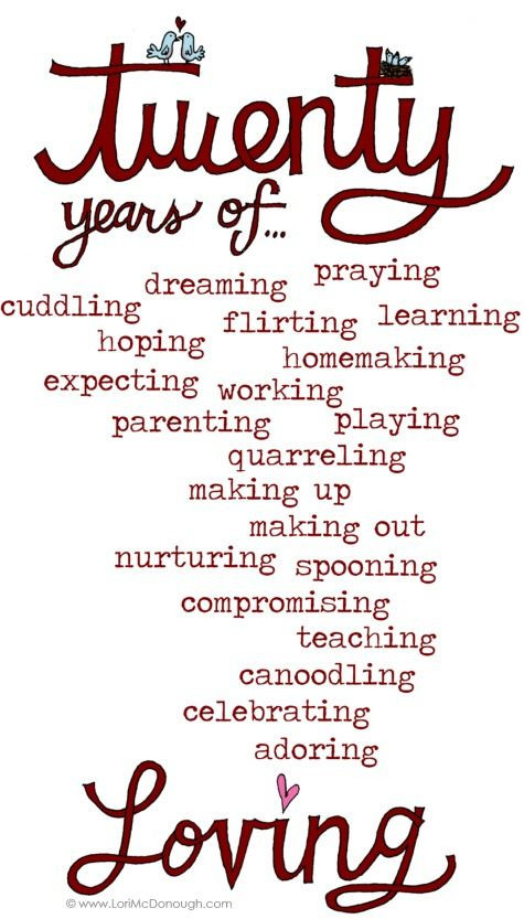 20 Years Of Marriage Quotes
 Twenty Years …