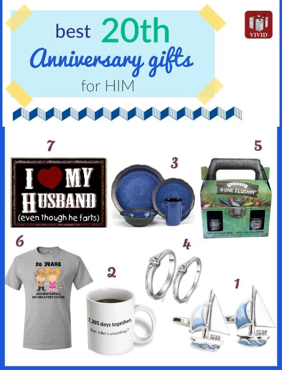 20Th Anniversary Gift Ideas For Him
 Unique 20th Anniversary Gifts for Him Vivid s