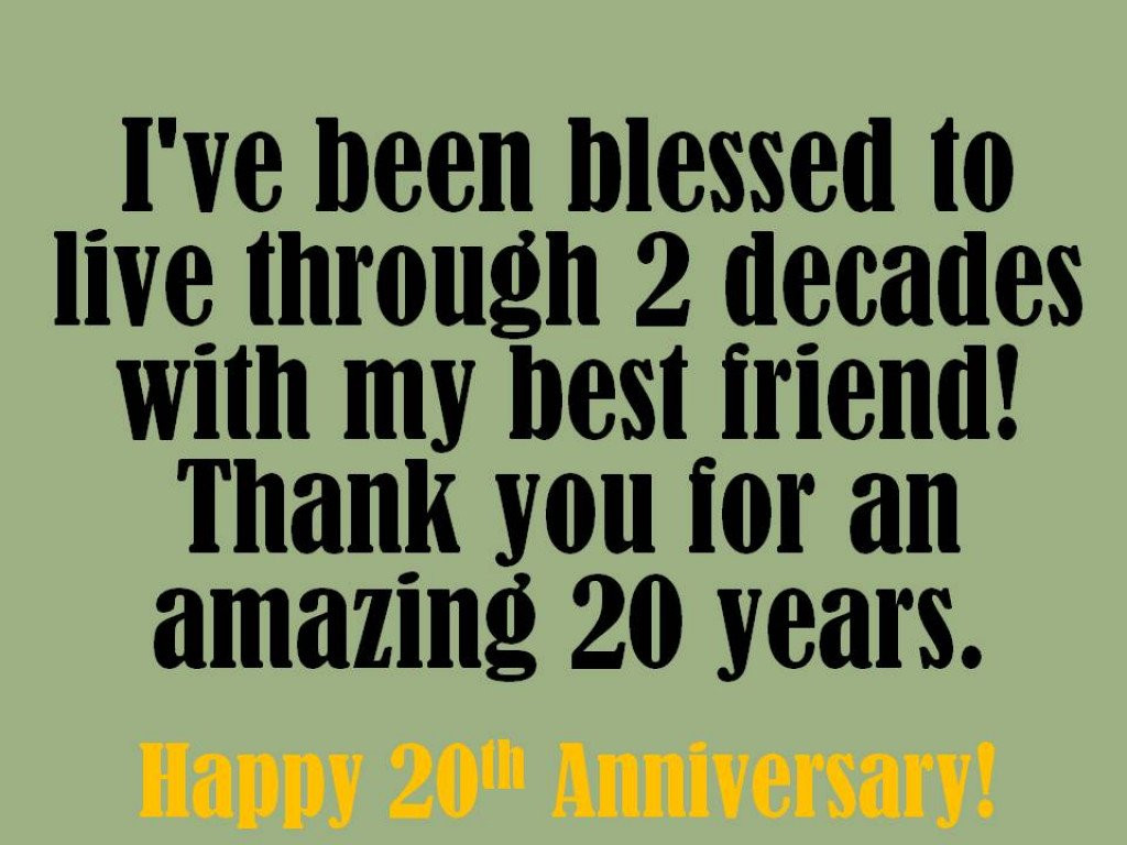 20Th Anniversary Quotes
 20th Anniversary Wishes Quotes and Messages to Write in a