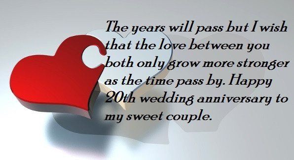 20Th Anniversary Quotes
 Happy 20th Wedding Anniversary Wishes Quotes Quote Hil