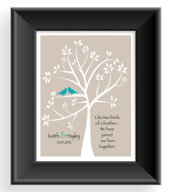 20Th Wedding Anniversary Gift Ideas For Couple
 First Anniversary Gift Gift for Husband by KreationsbyMarilyn