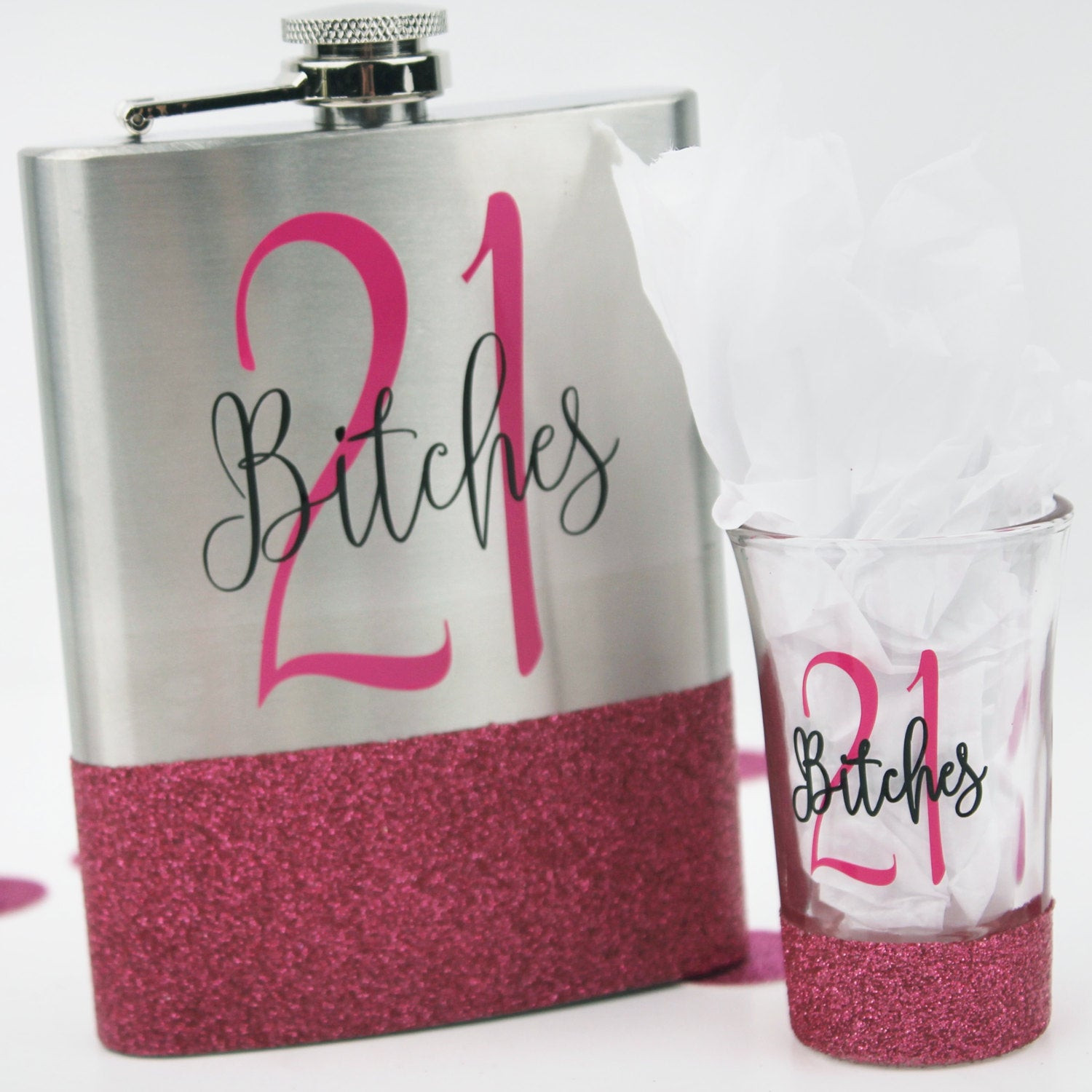 21 Birthday Gift
 21st Birthday Gift Birthday Flask Gift For Her 21