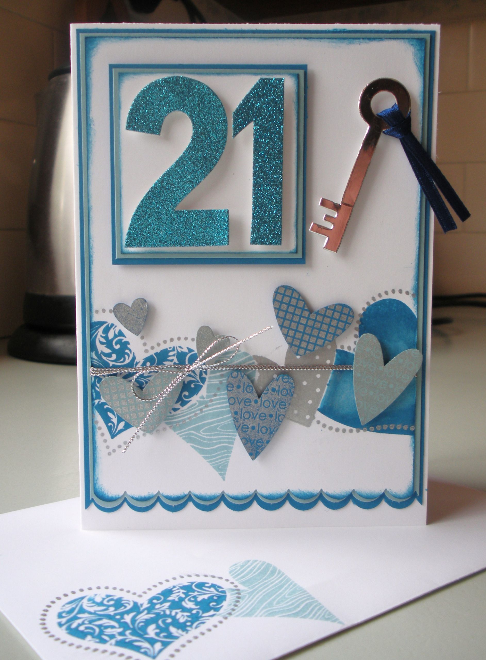 21st Birthday Card Ideas
 Janelle’s 21st Card – EnchantINK