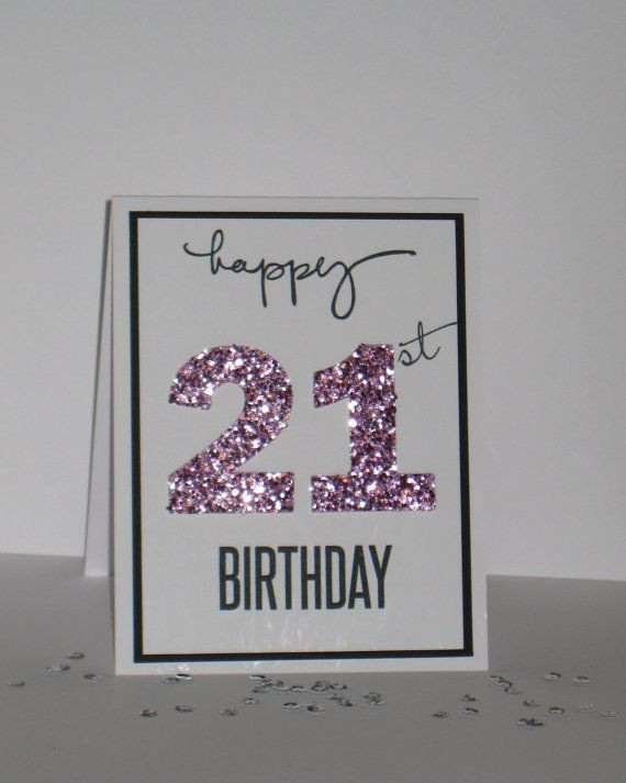 21st Birthday Card Ideas
 21st Birthday Card With images