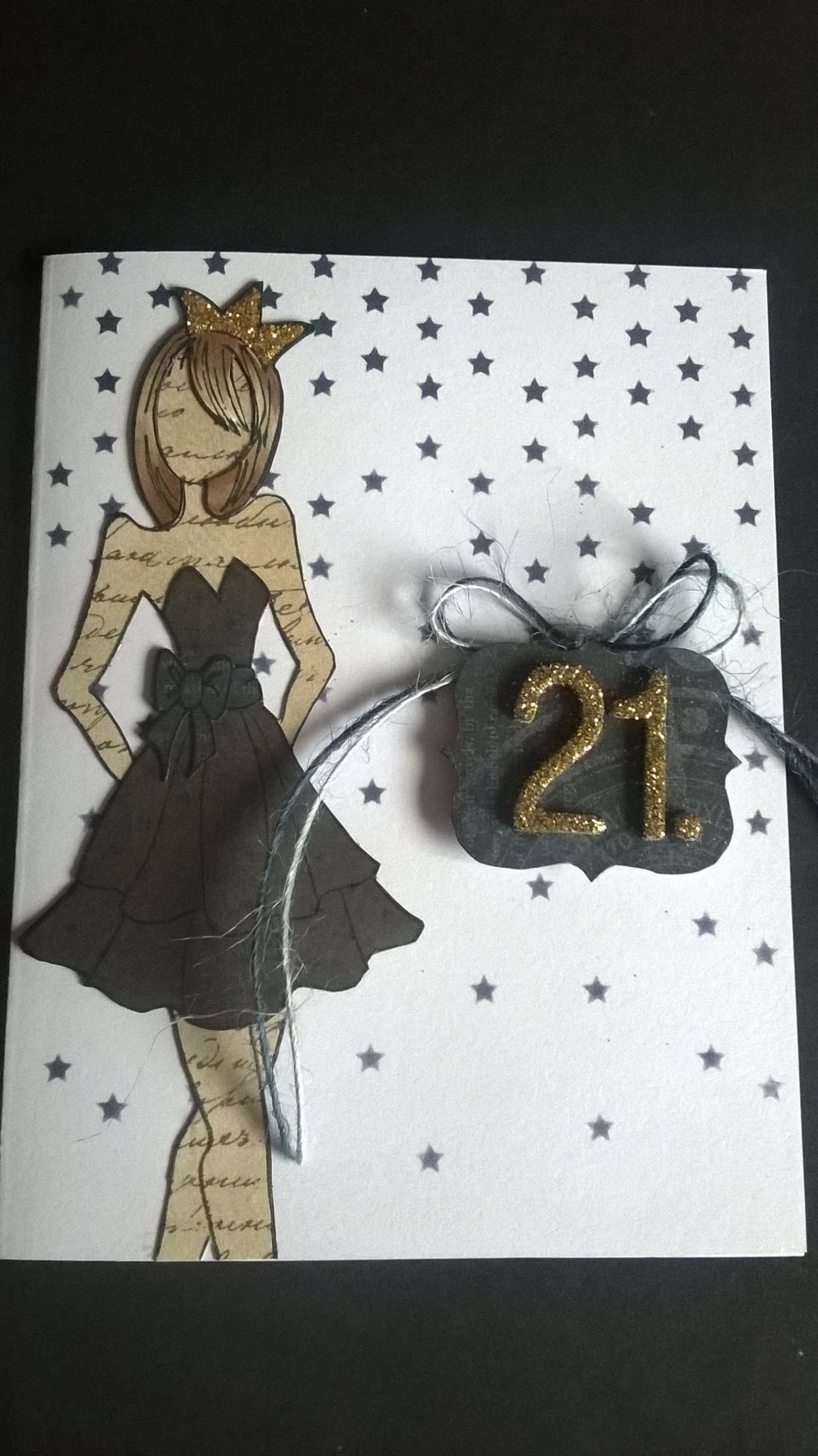 21st Birthday Card Ideas
 More Prima Doll 21st Birthday Card