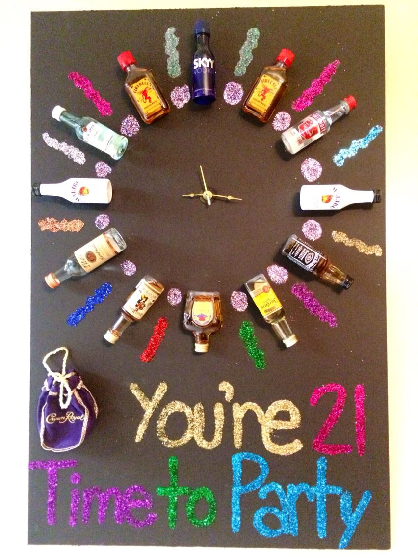 21St Birthday Gift Ideas For Best Friend
 Made this for my best friend s 21st Easy and fun birthday