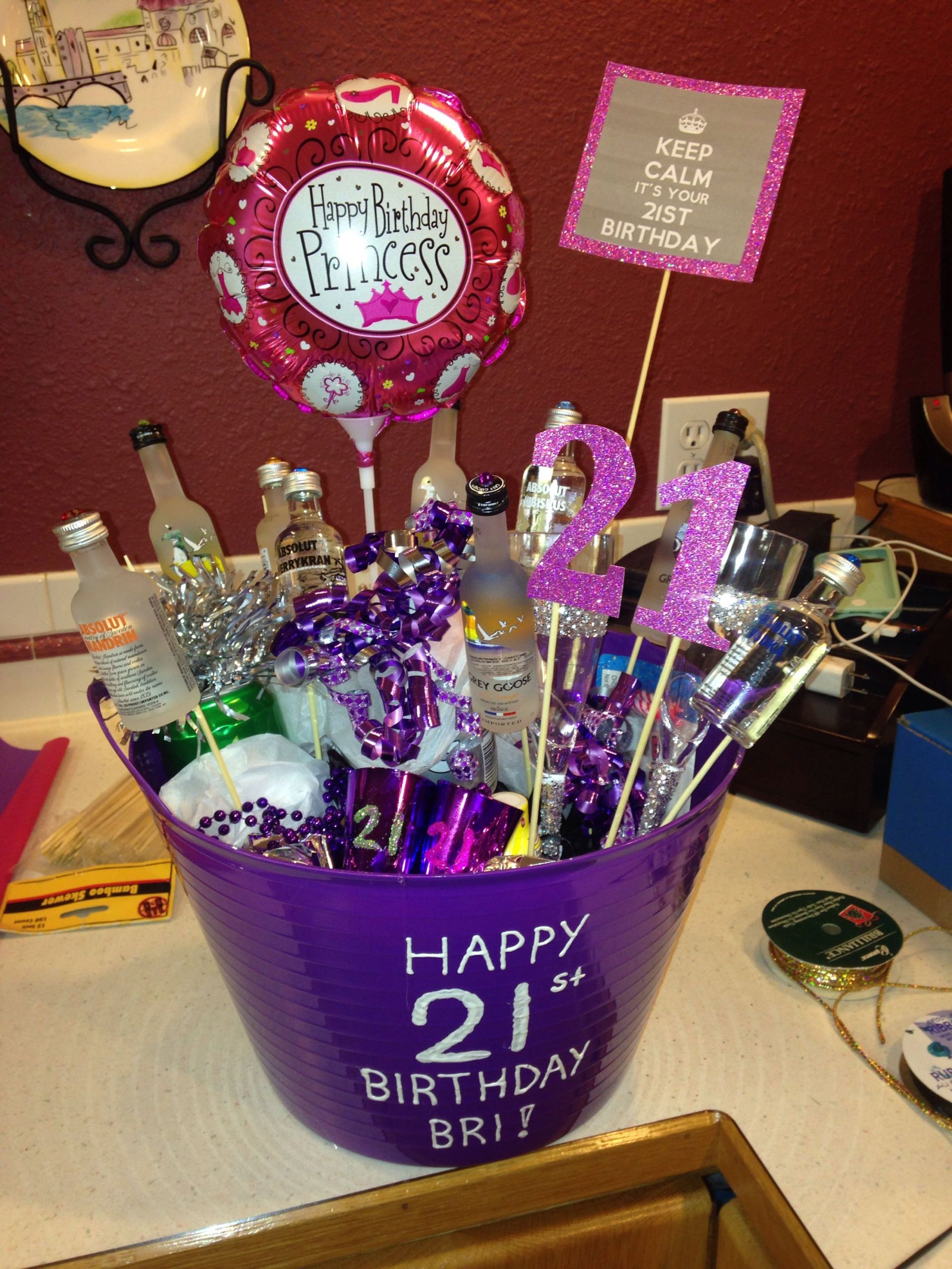 21st Birthday Gift Ideas For Daughter
 DIY 21st birthday bucket