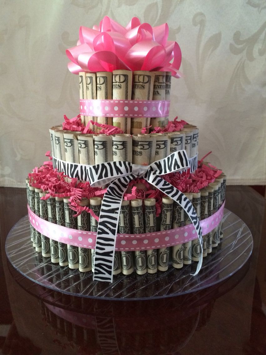 21St Birthday Gift Ideas For Daughter
 21st birthday Money cake for my daughter