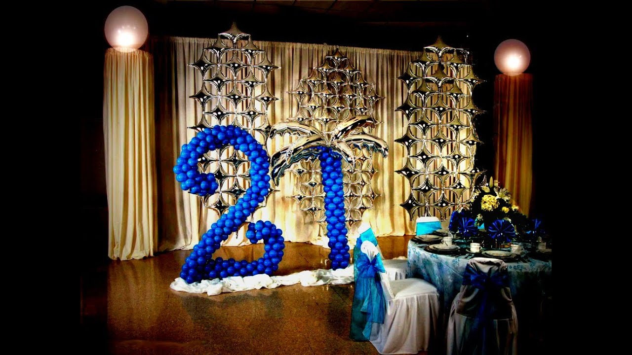 21st Birthday Party Decorations
 21st Birthday Decoration Ideas DIY