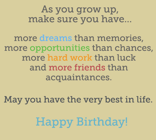 21st Birthday Quote
 114 EXCELLENT Happy 21st Birthday Wishes and Quotes BayArt