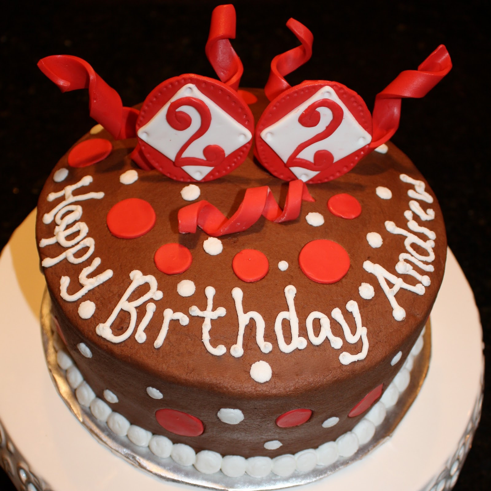 22nd Birthday Cake
 Kake 22nd Birthday Cake