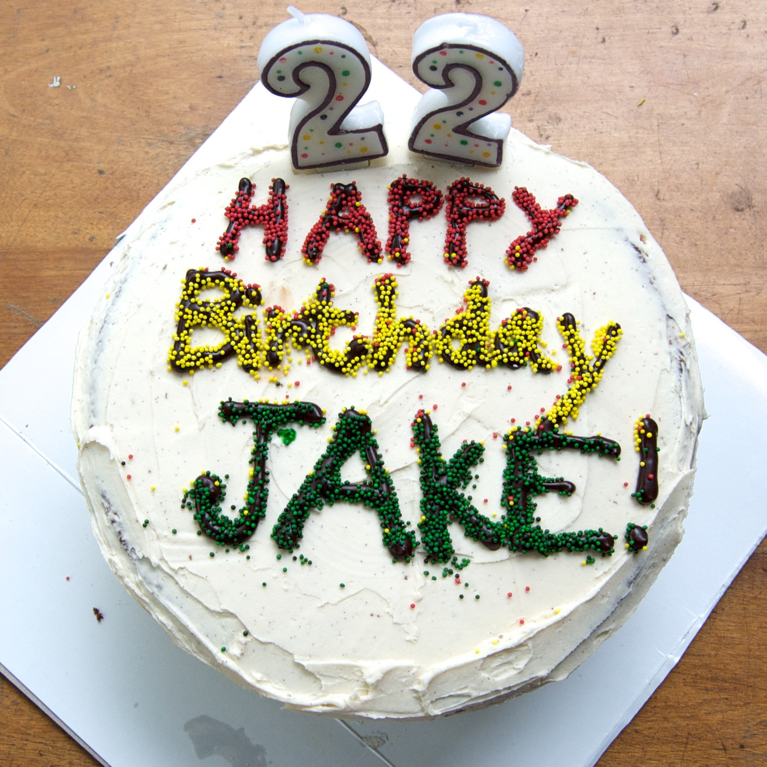 22nd Birthday Cake
 The Ginger Cook Jake s 22nd Birthday Cake Chocolate