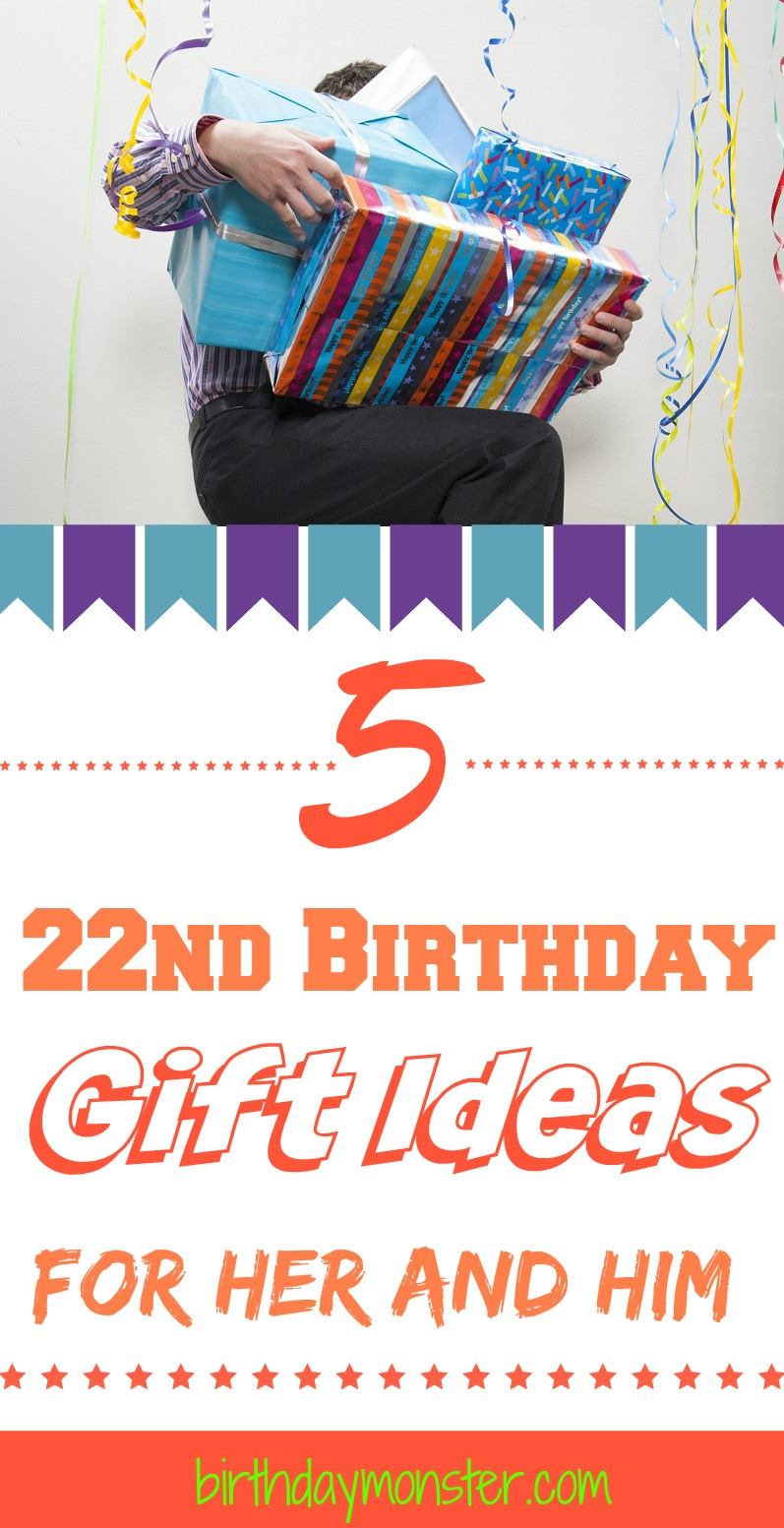 22Nd Birthday Gift Ideas
 22nd Birthday Gift Ideas for Her and Him Birthday Monster