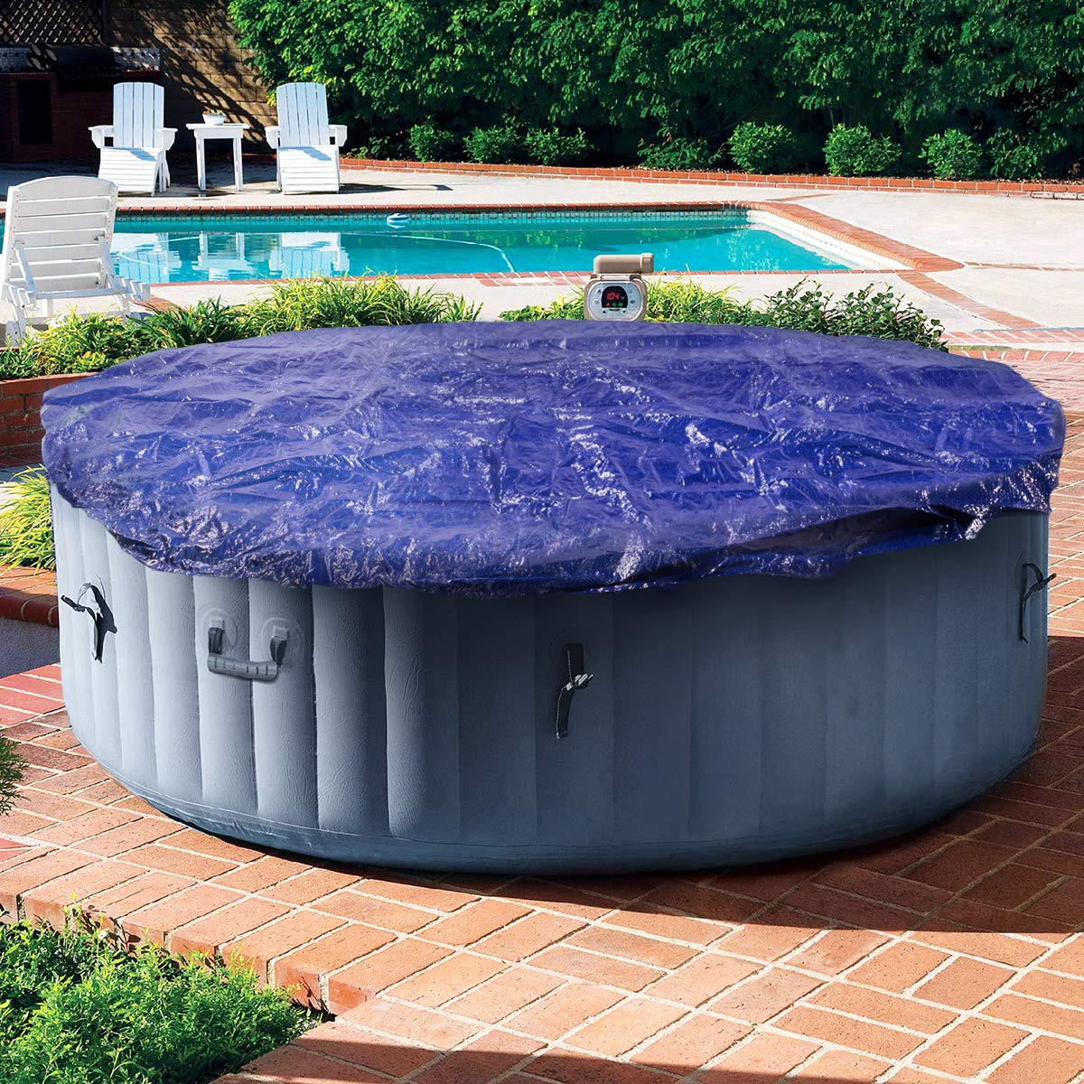 24 Above Ground Pool Cover
 24 Ft Ground Pool Cover For Winter or Summer