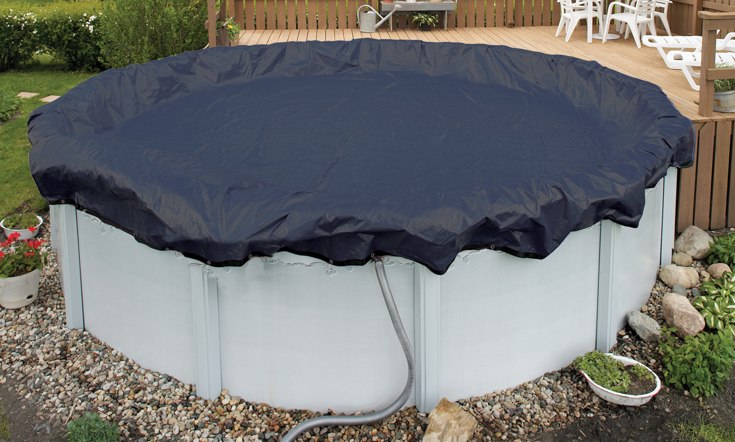 24 Above Ground Pool Cover
 24 foot Round Ground Pool Winter Cover 8 Yr