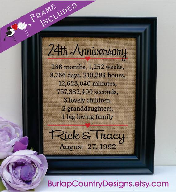 24Th Anniversary Gift Ideas
 24th anniversary 24th wedding anniversary t 24th