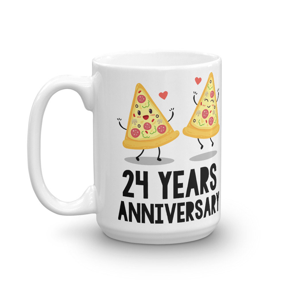 24Th Anniversary Gift Ideas
 Anniversary Gift Idea 24th Anniversary Mugs 24th