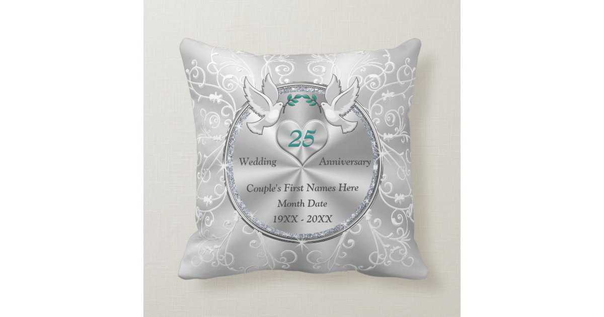 25Th Anniversary Gift Ideas For Friends
 25th Wedding Anniversary Gift Ideas for Friends Throw