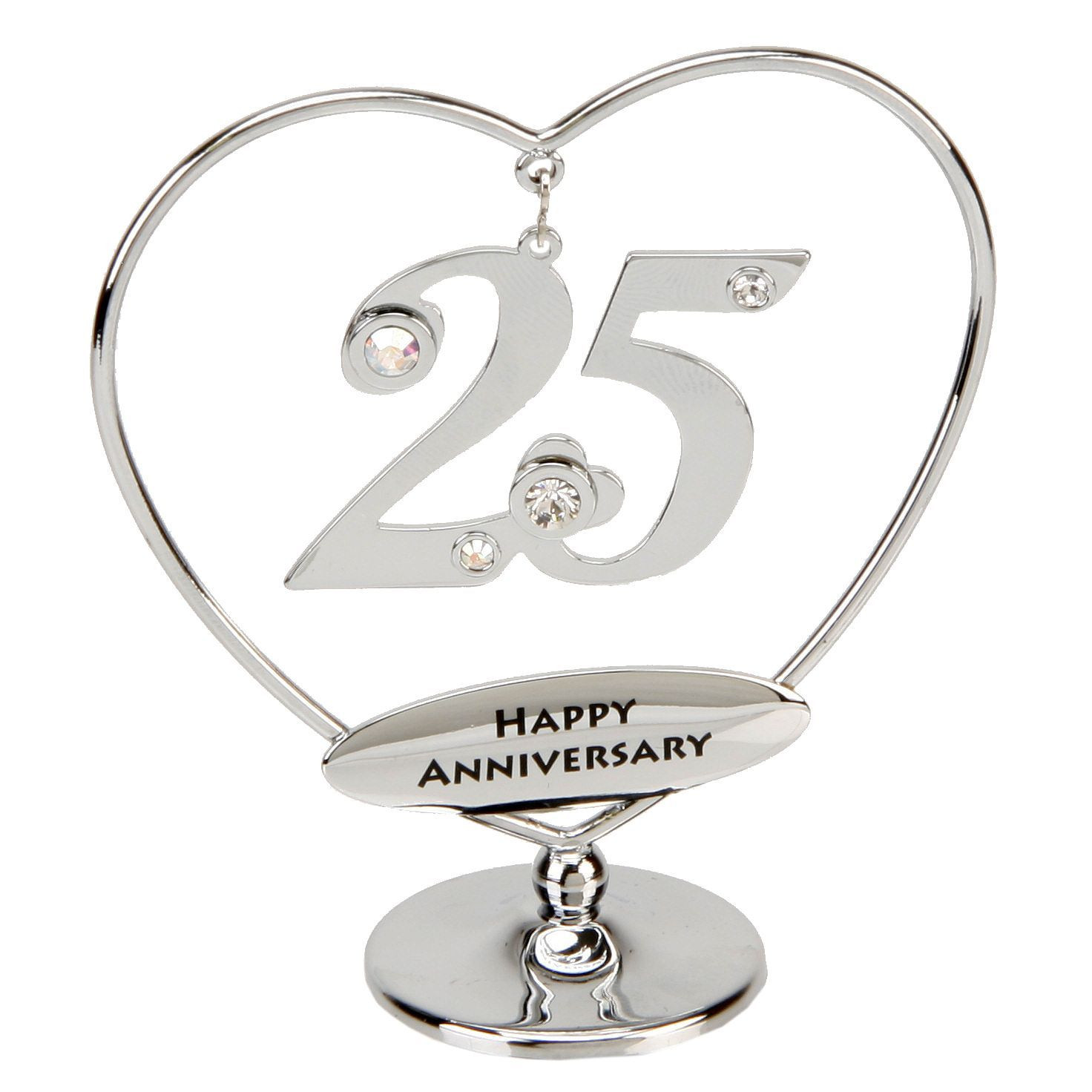 25Th Anniversary Gift Ideas For Friends
 25th Anniversary Cake Topper