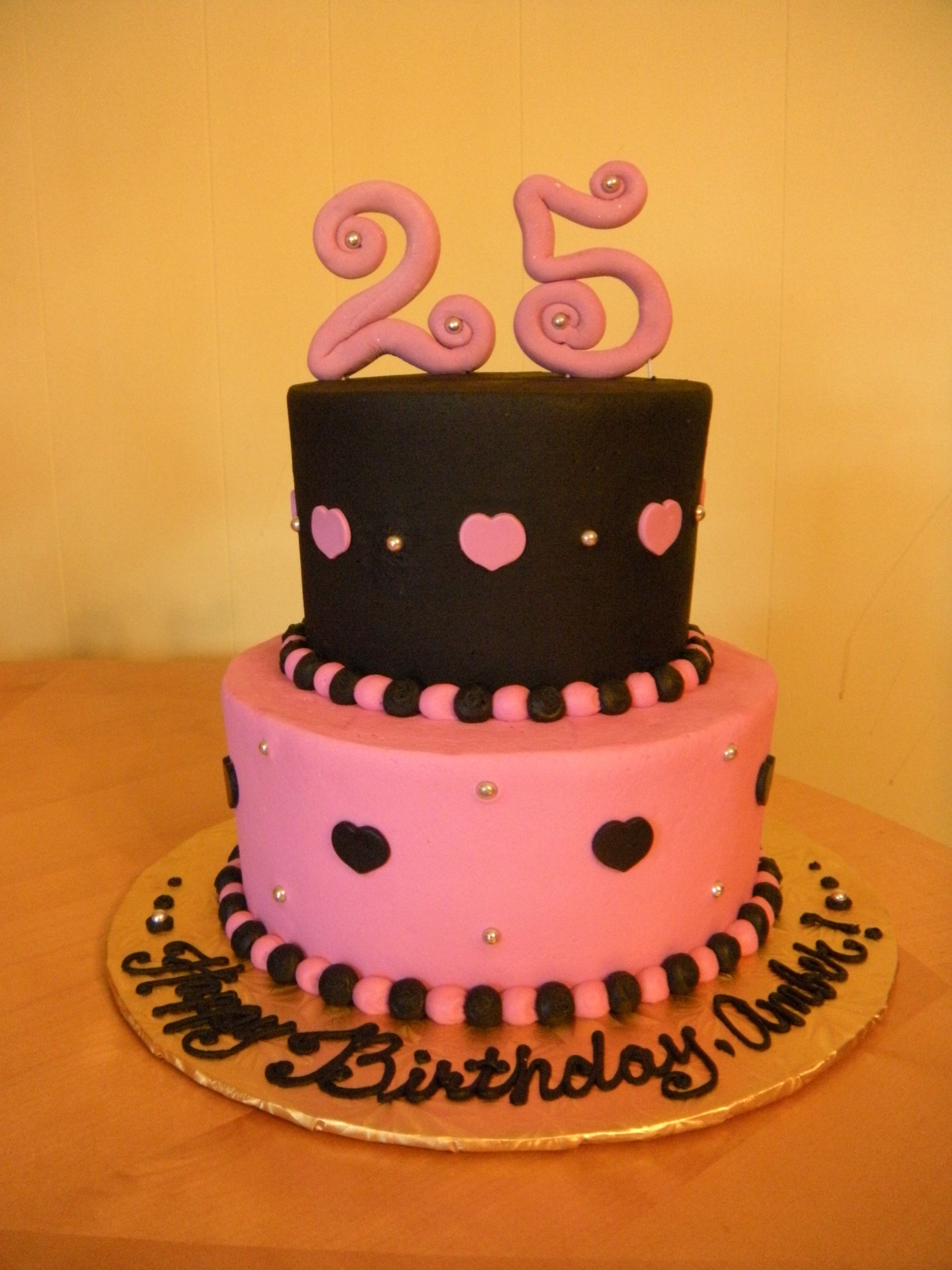 25th Birthday Cakes
 25th birthday cake