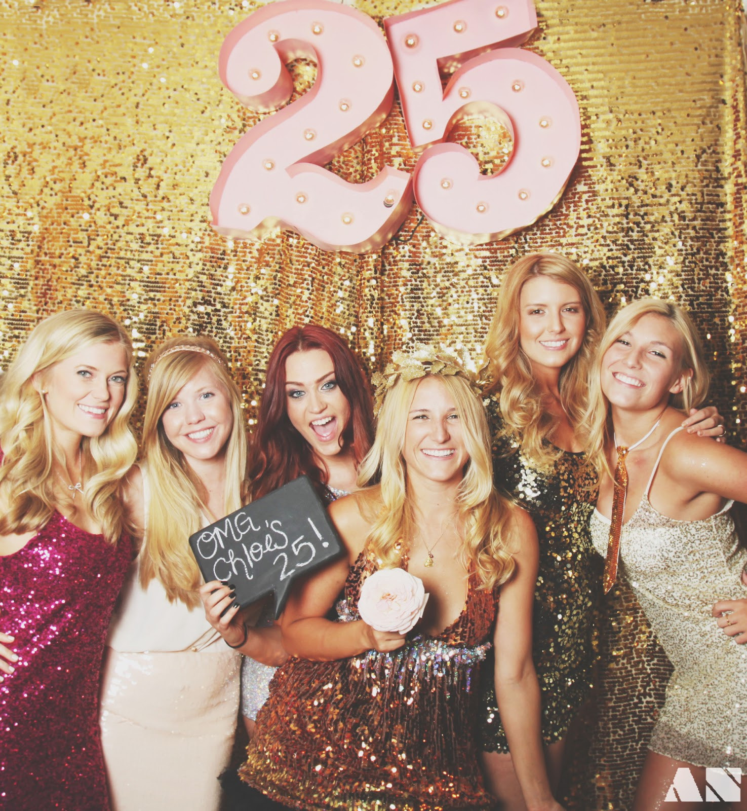 25th Birthday Party
 Chloe Moore graphy The Blog Glitterfest A