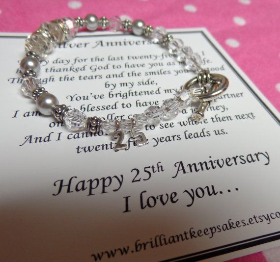 25Th Wedding Anniversary Gift Ideas For Wife
 25th Wedding Silver Anniversary Gift For Wife