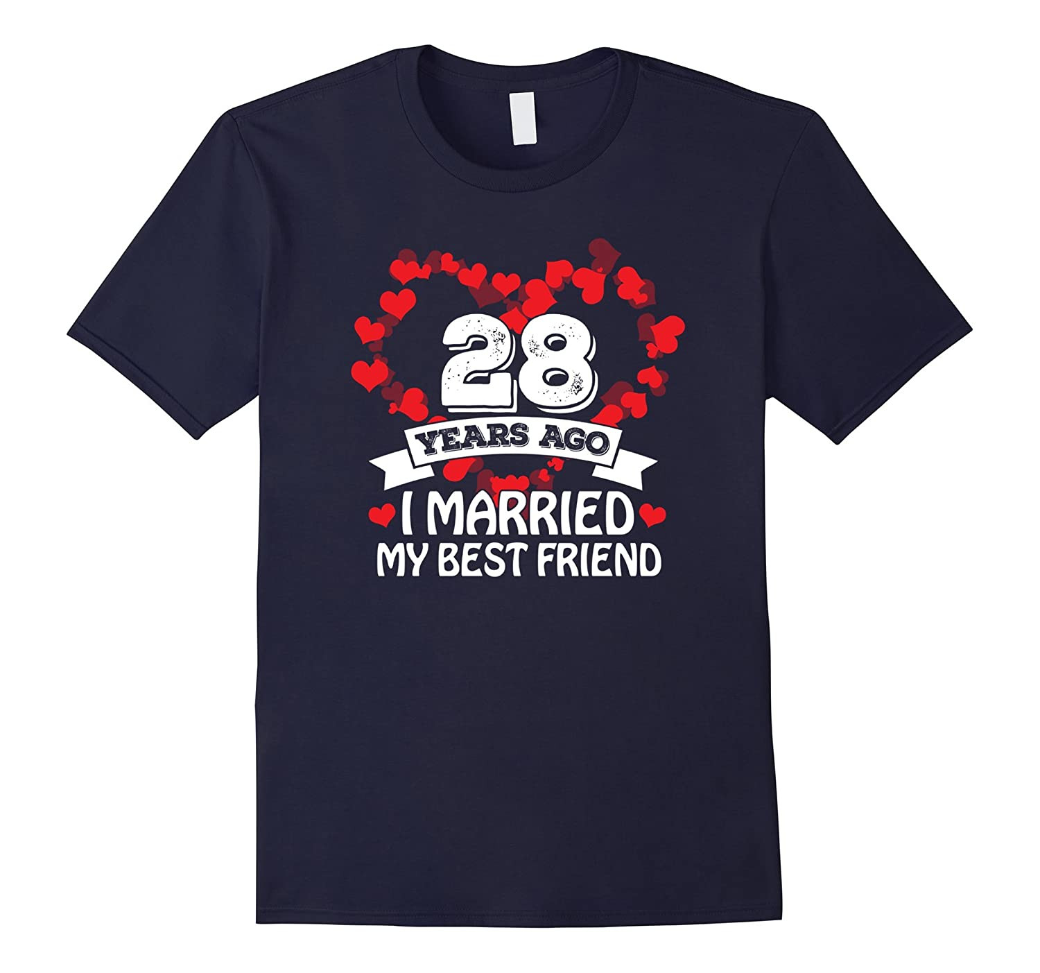 28Th Anniversary Gift Ideas
 28th Wedding Anniversary Gift Ideas Husband And Wife TShirt