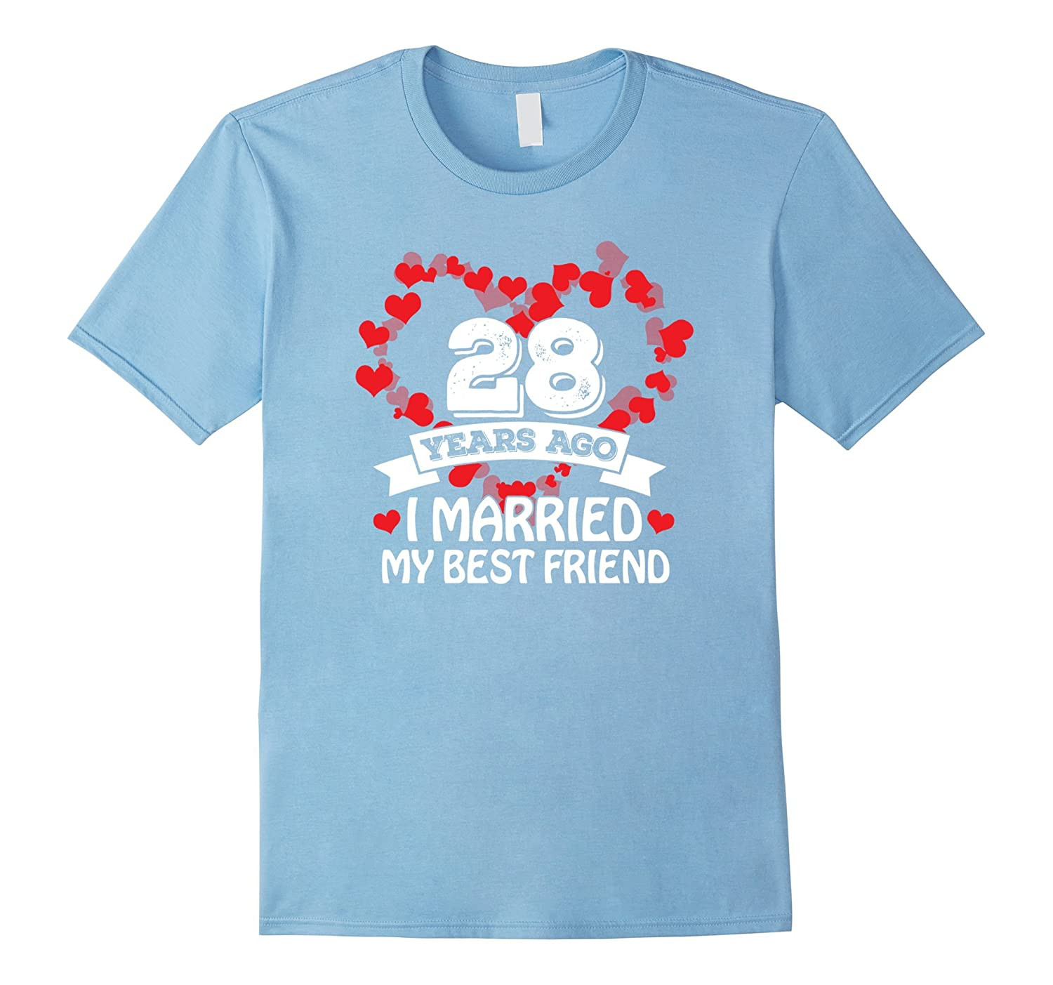 28Th Anniversary Gift Ideas
 28th Wedding Anniversary Gift Ideas Husband And Wife TShirt