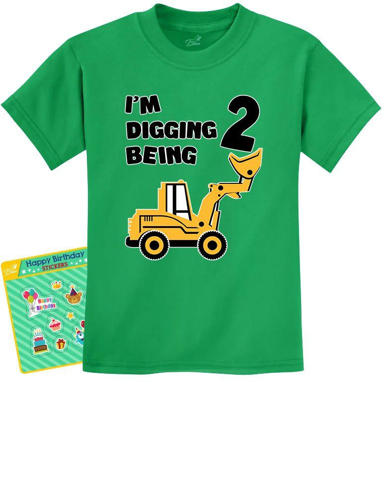 2Nd Birthday Boy Gift Ideas
 2nd Birthday Bulldozer Construction Party Two Years Old