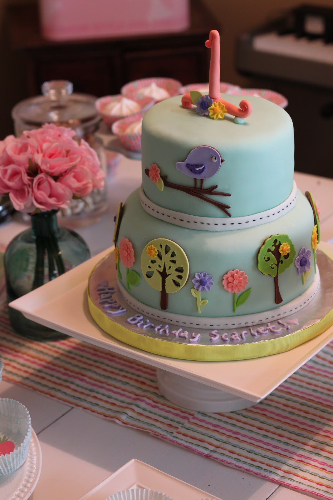 2nd Birthday Cake
 In Fine Fettle Bir Birthday Cake 2nd Cricut Cake