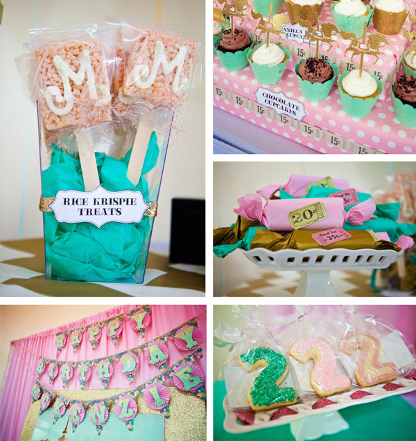 2Nd Birthday Gift Ideas For Girl
 Kara s Party Ideas Carousel Cupcake Themed Birthday Party
