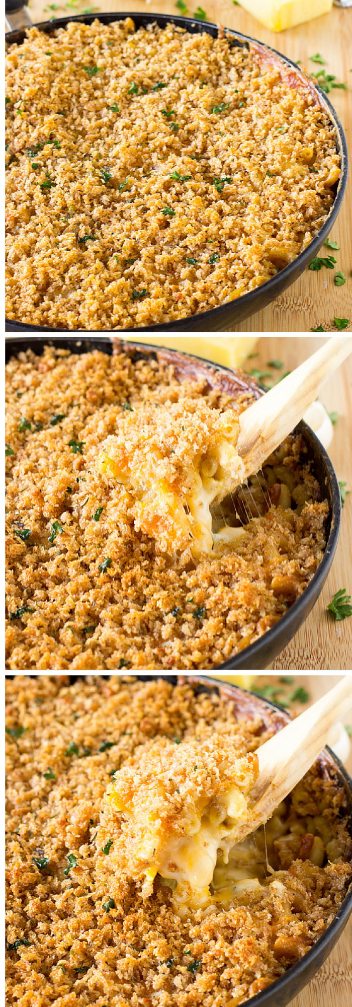 3 Cheese Baked Macaroni And Cheese Recipe
 This e Skillet Three Cheese Baked Macaroni and Cheese is